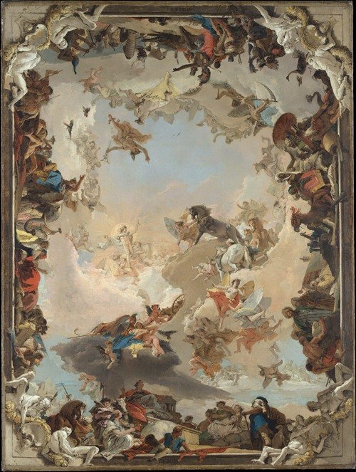 Allegory of The Planets and Continents (1752)