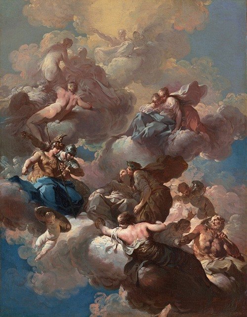 Sketch For a Ceiling Fresco (C. 1740)