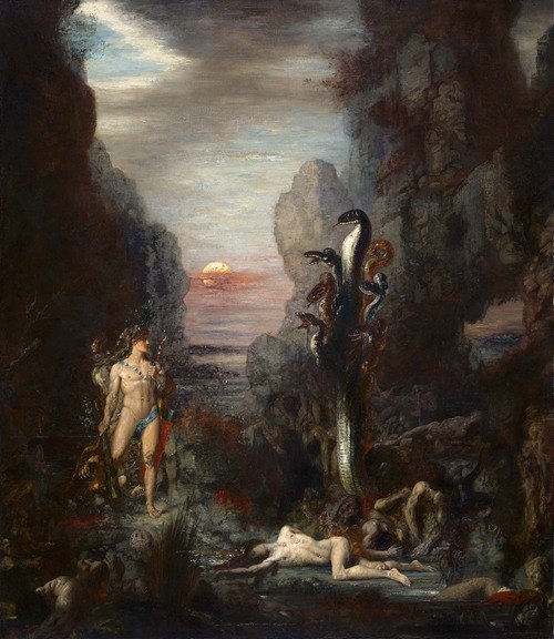 Hercules and The Lernaean Hydra (1875)