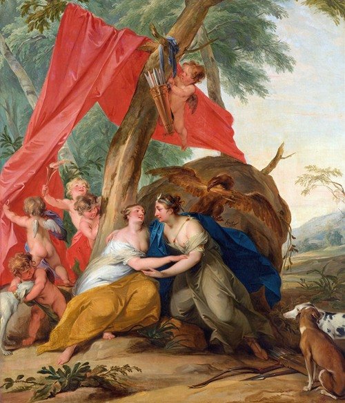 Jupiter, Disguised As Diana, Seducing The Nymph Callisto (1727)