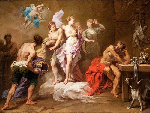 Venus Ordering Arms From Vulcan For Aeneas (1717)