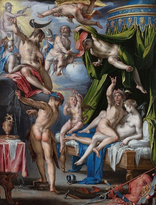 Mars and Venus Surprised By Vulcan (1601)