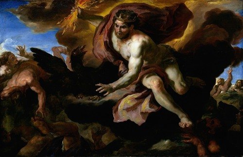 Jove Casts His Thunderbolts At The Rebellious Giants (1690)