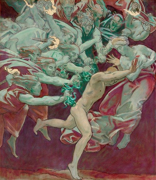 Orestes and The furies (Ca. 1920–21)