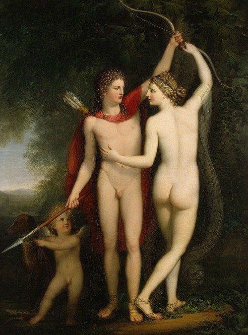Venus, Adonis and Cupid