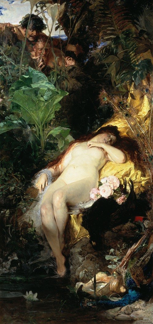 Nymph and Fauns (1875)