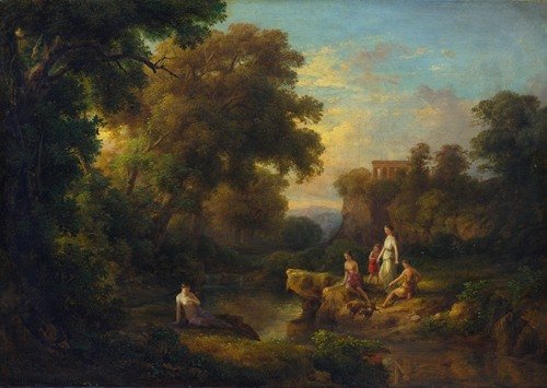 Diana and Her Nymphs (1853)