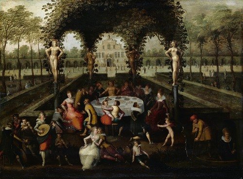 Venus, Bacchus and Ceres With Mortals in a Garden of Love (1590 – 1621)