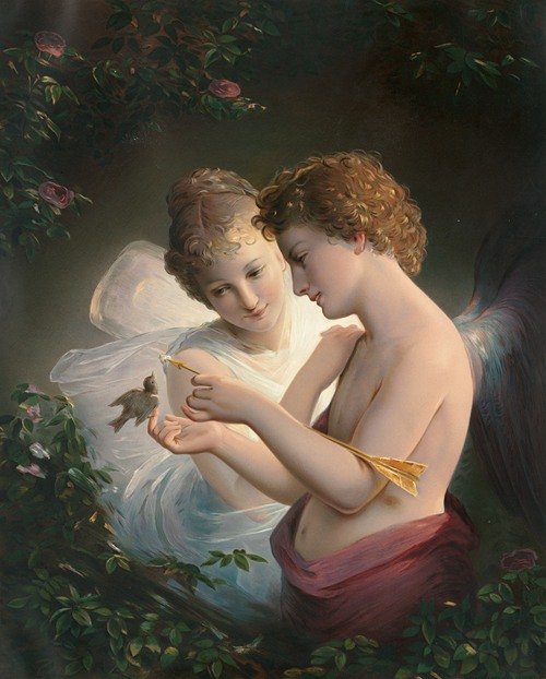 Cupid and Psyche (1887) — Louis Prang & Co.