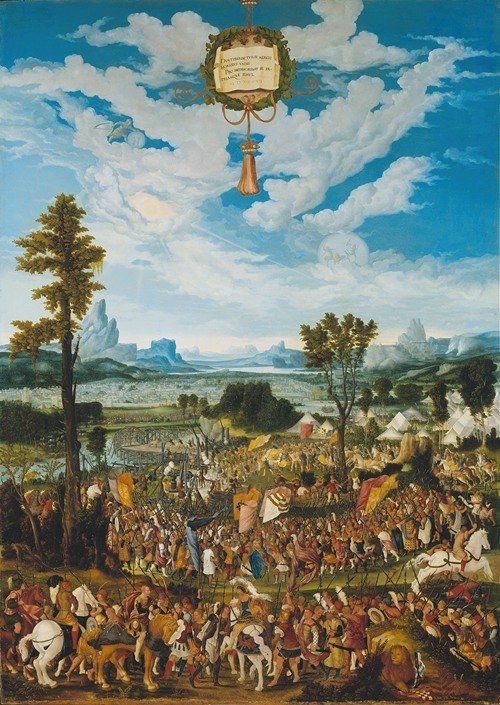 Horatius Cocles Stopping King Porsenna’s Army outside Rome