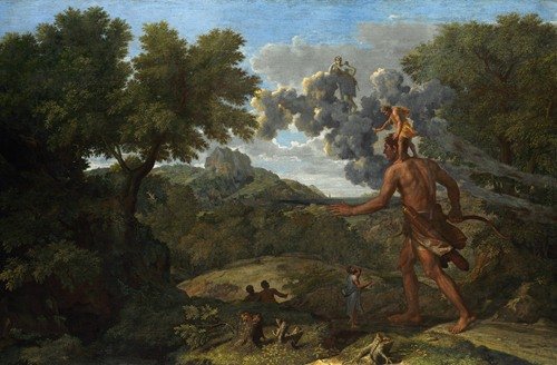 Blind Orion Searching For The Rising Sun (1658)