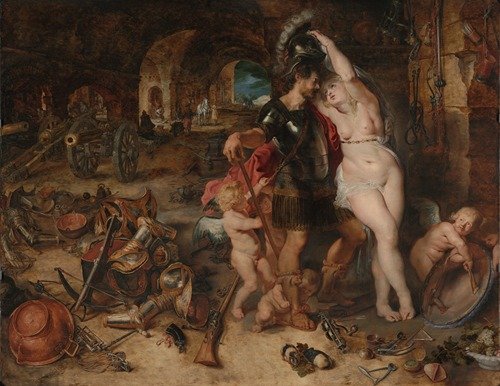 The Return From War,Mars Disarmed By Venus (1610–1612)