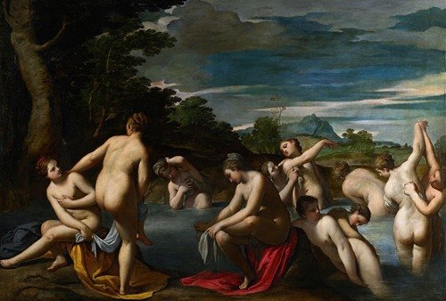 Nymphs At The Bath (C. 1600)