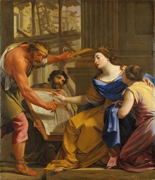 Artemisia Building the Mausolaeum (1640s)