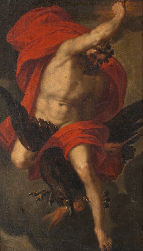 Jove with an Eagle and Lightning (17th century)