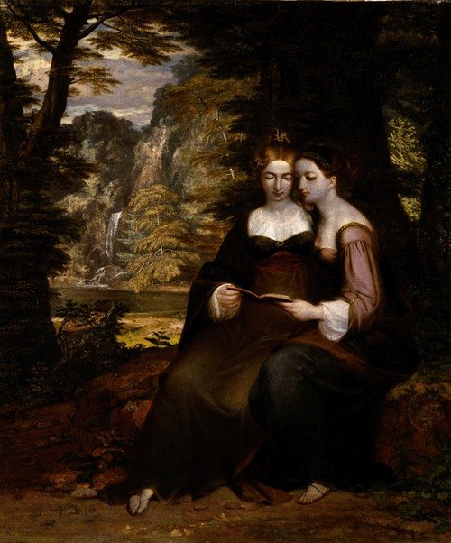 Hermia and Helena (Before 1818)