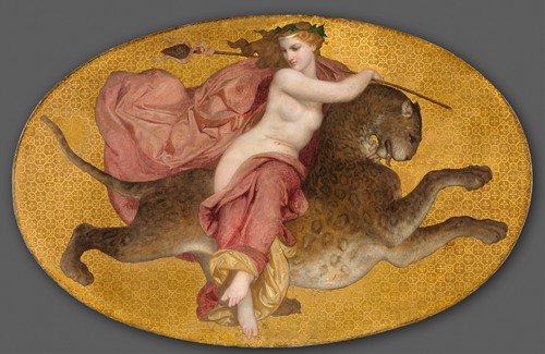 Bacchante on a Panther (1855)