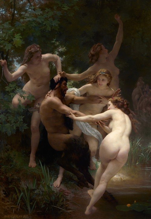 Nymphs and Satyr (1873)