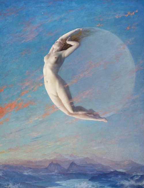 Selene (1880) — Albert Aublet