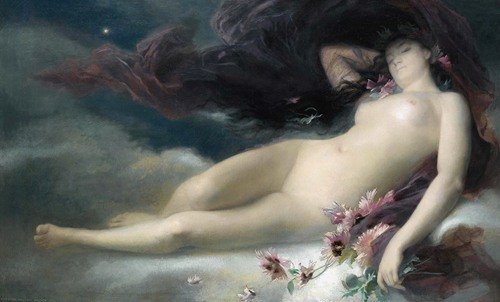 Night (1875) — Auguste-Alexandre Hirsch