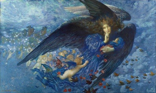 Night With Her Train Of Stars (1912)