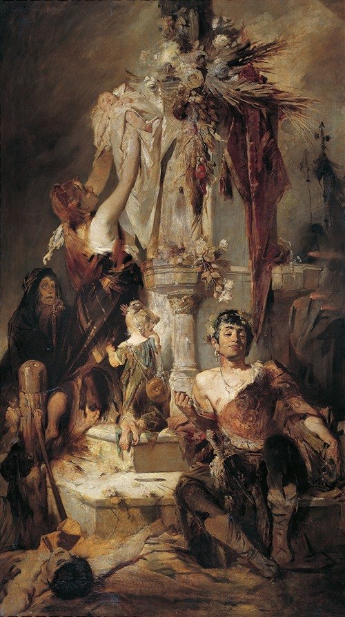 Ancient Victim Scene (1880)