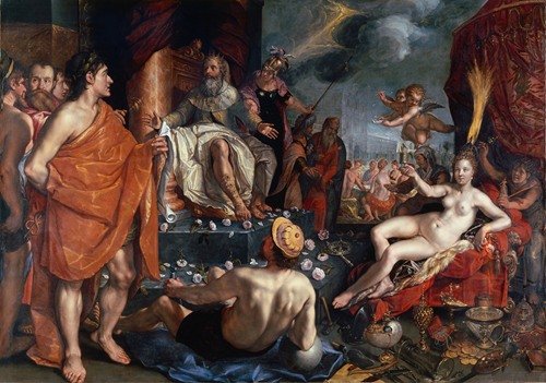 Hermes Presenting Pandora To King Epimetheus (1611)