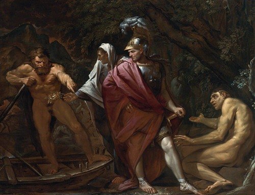Aeneas On The Bank Of The River Styx (5)