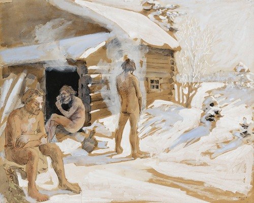 Outside The Sauna (1891)