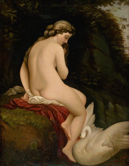 Leda And The Swan (1862)