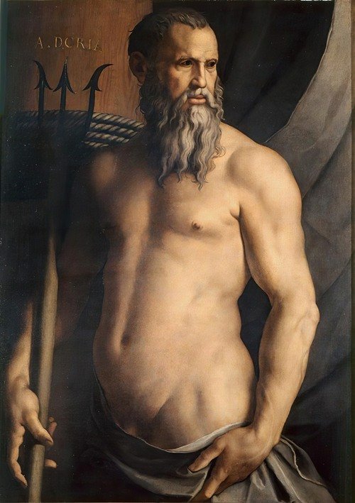 Portrait Of Andrea Doria As Neptune (1550–1555)