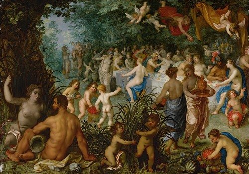 Landscape With Wedding Of Peleus And Thetis