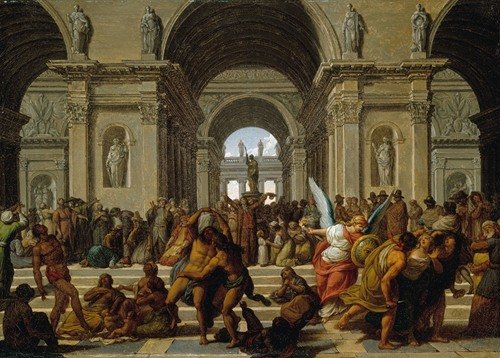 Allégorie , Les peuples du monde rendant hommage à l’Être suprême (1794)