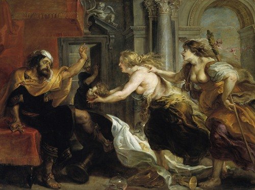 Tereus Confronted With The Head Of His Son Itylus (1636-1638)