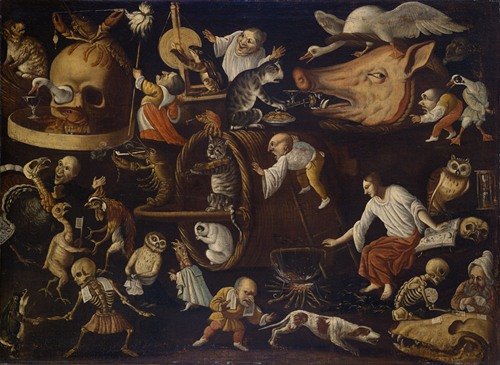 Witchcraft Scene with Dwarves (ca. 1700–1710)