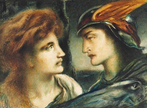 Mercury And Proserpina — Simeon Solomon