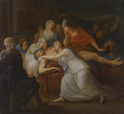 Andromache Lamenting The Death Of Hector — Circle Of Heinrich Friedrich Füger