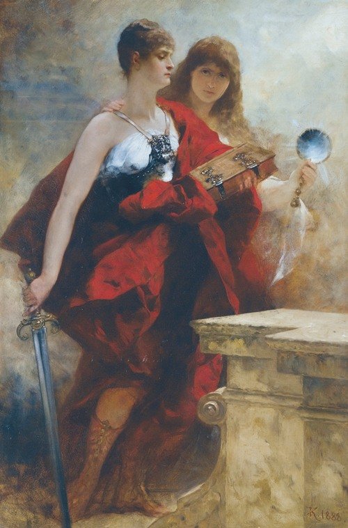 Study For The Apotheosis Of Emperor Wilhelm I (1888)