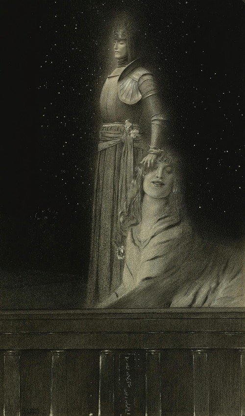 Avec Verhaeren. Un Ange (1918)