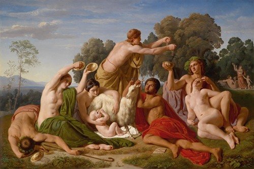 The Education Of Jupiter On Mount Ida In Crete (1846)