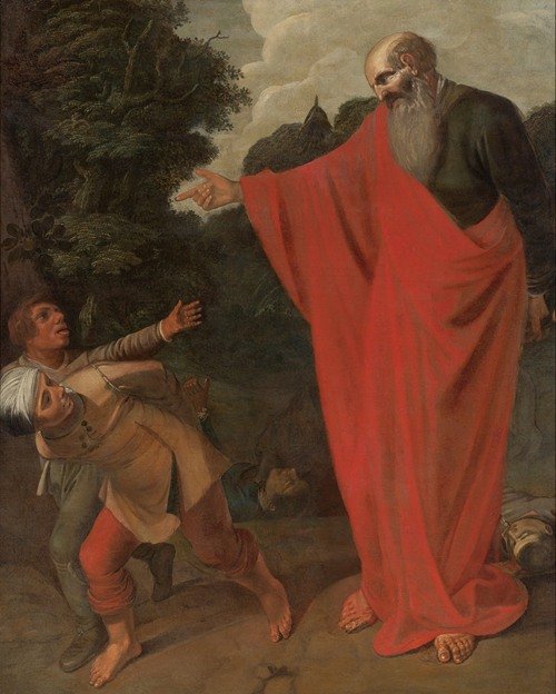 Mythological Figure In A Landscape