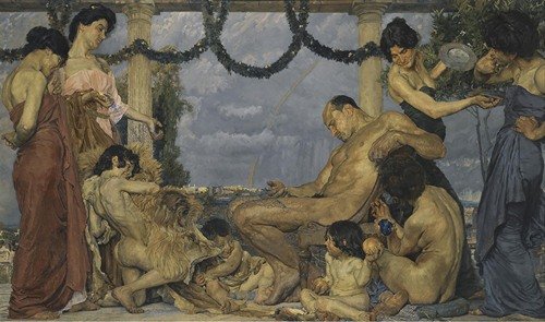 Herkules Bei Omphale — Otto Greiner