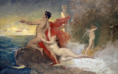 Odysseus and Calypso (1872)