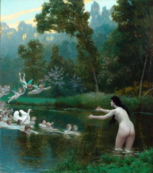 Leda And The Swan (1895)