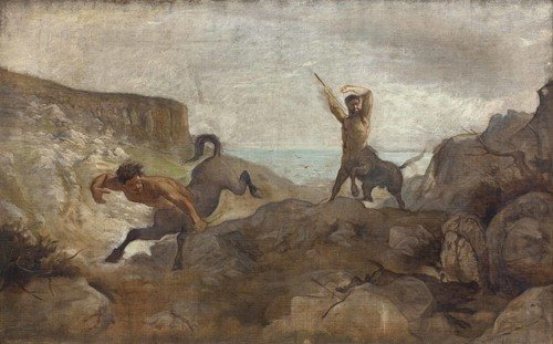 Centaurs Hunting Boars (1865 – 1867)