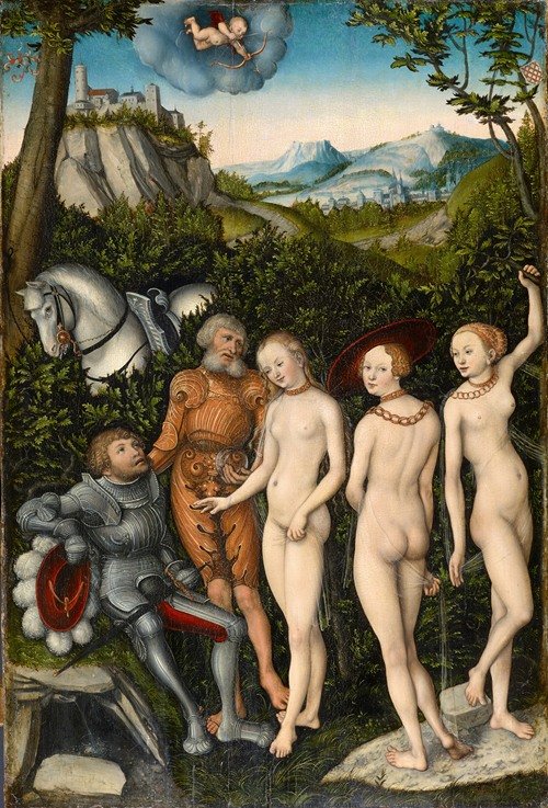 The Judgement of Paris (1528) — Lucas Cranach the Elder