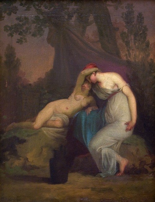 The Greek Poet Sappho and the Girl from Mytilene (1809)