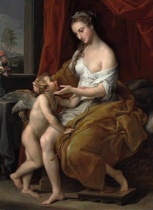 Venus Caressing Cupid (1774)