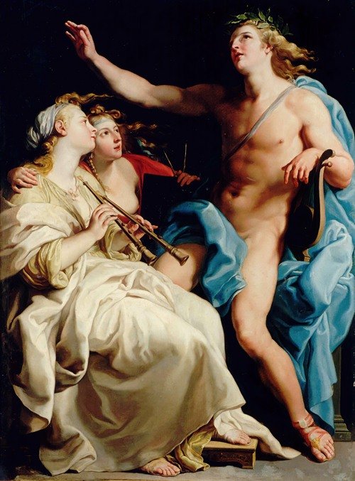 Apollo And Two Muses (1741)