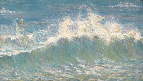 Neptune’s Horses — Walter Crane
